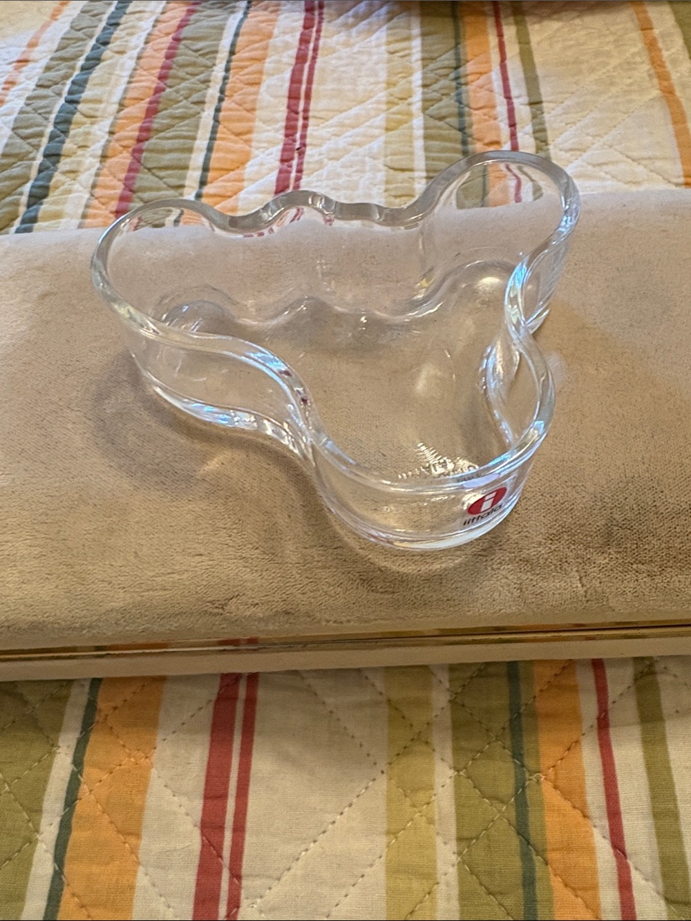 Iittala Clear Organic-Form Glass Bowl